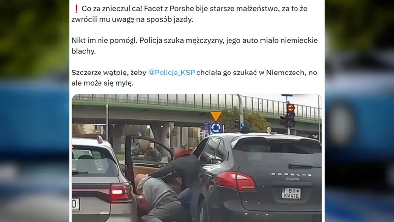 Napaść na seniorów w Warszawie. Świadkowie znaleźli porzucone Porsche. Pilny apel do rządu - Gazeta