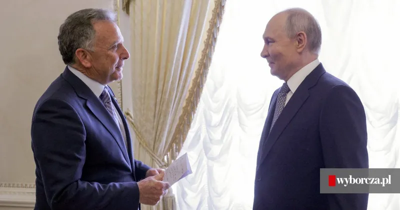 Putin spotkał się z Witkoffem. Uwolnił amerykańskiego więźnia i zaproponował spotkanie z Trumpem - Wyborcza.pl