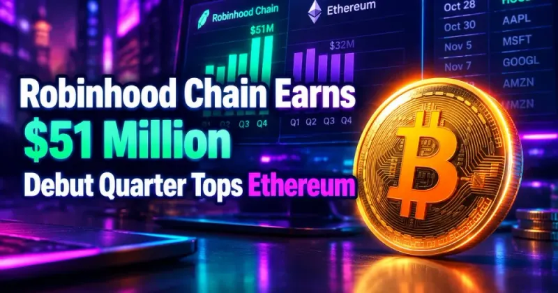 Robinhood Chain Revenue: $51M Debut Tops Ethereum - Bitcoin Foundation