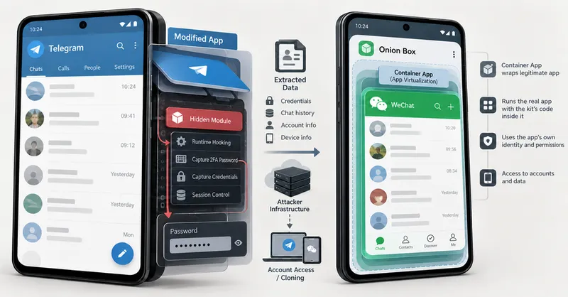 uCreator Android Spyware Can Steal Telegram 2FA Passwords and Clone WeChat Accounts