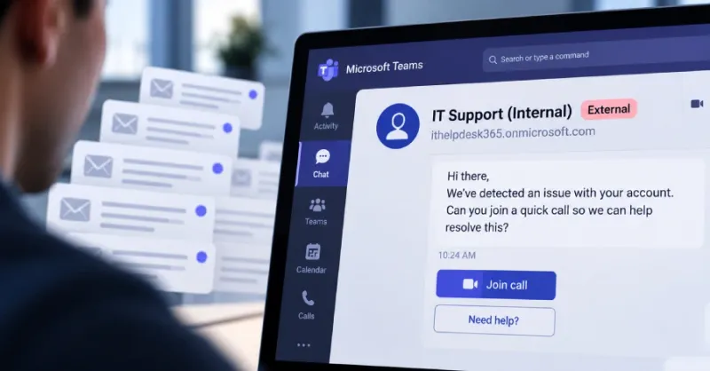Attackers Use Microsoft Teams IT Support Scams to Deploy Malware and Ransomware - The Hacker News