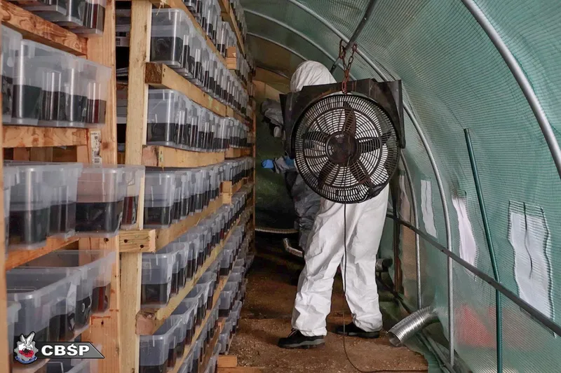 Laboratorium klofedronu pod Warszawą. Ponad 1,5 tony narkotyków i 82 mln złotych - Warszawa Radio ESKA