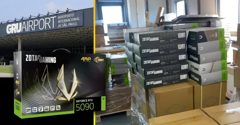 Two pallets of ZOTAC RTX 5090 graphics cards worth $470,000 disappear at Brazilian airport - VideoCardz.com