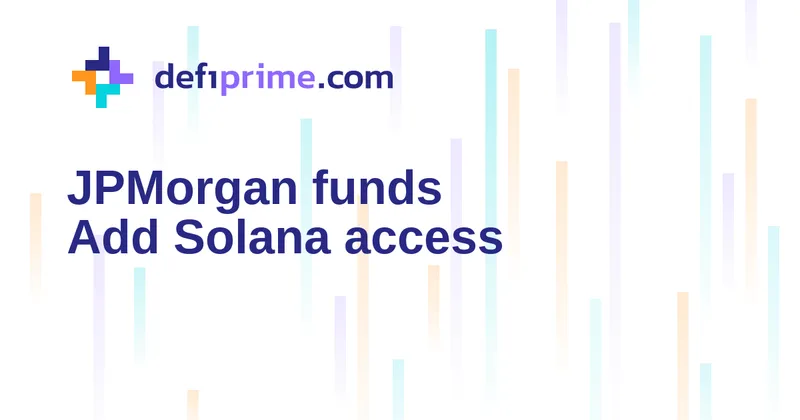 JPMorgan brings $MONY and $JLTXX to Solana