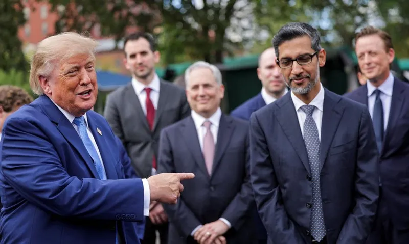 Trump chciał zmienić nazwę Atlantyku na Ocean Trumpa. Szef Google'a się sprzeciwił - Bankier.pl