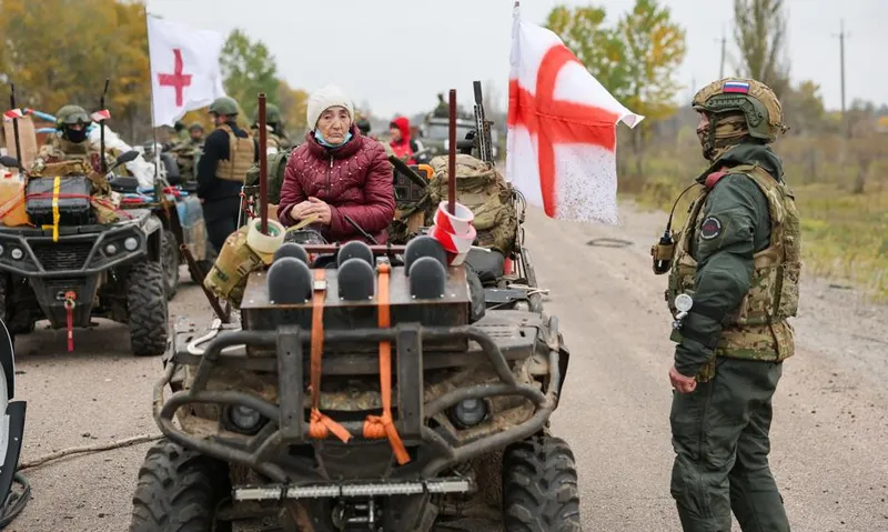 Dramatyczna sytuacja w Ołeszkach. Zełenski oskarża Rosję o ataki na cywilów - Bankier.pl
