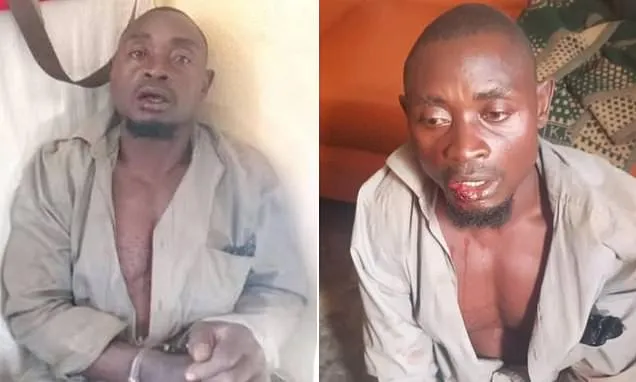 'Cannibal who killed and ate 38 people' is arrested in Uganda: Top cop vows 'we'll definitely execute him'