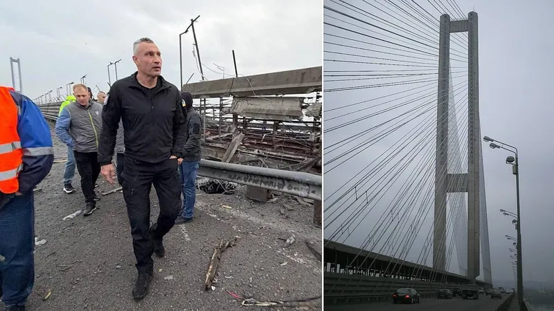 Wojna na Ukrainie. Paraliż w Kijowie. Rosja uderzyła w kluczową przeprawę - PolsatNews.pl