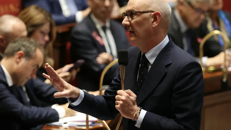 French economy 'headed for a wall' as GDP shrinks, finance minister warns