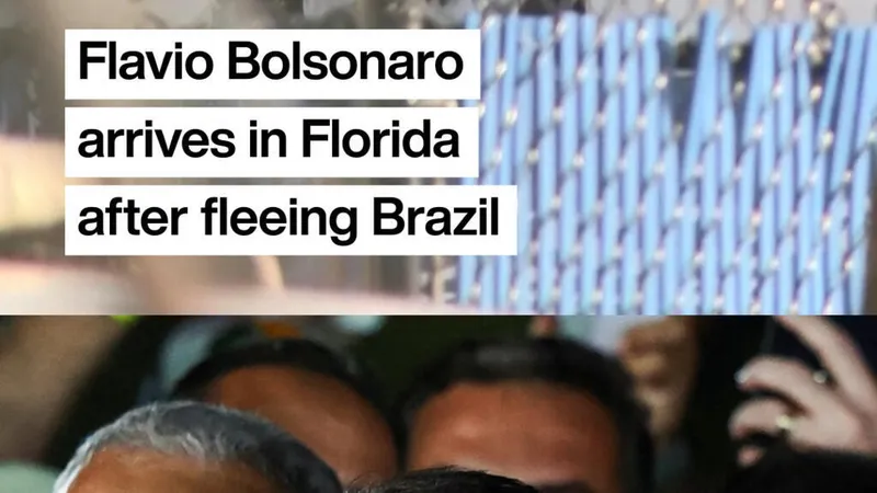 Defeated presidential candidate Bolsonaro lands in Miami after fleeing Brazil