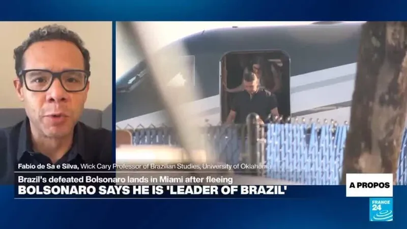 Flavio Bolsonaro claims he is Brazil's true leader after fleeing to US