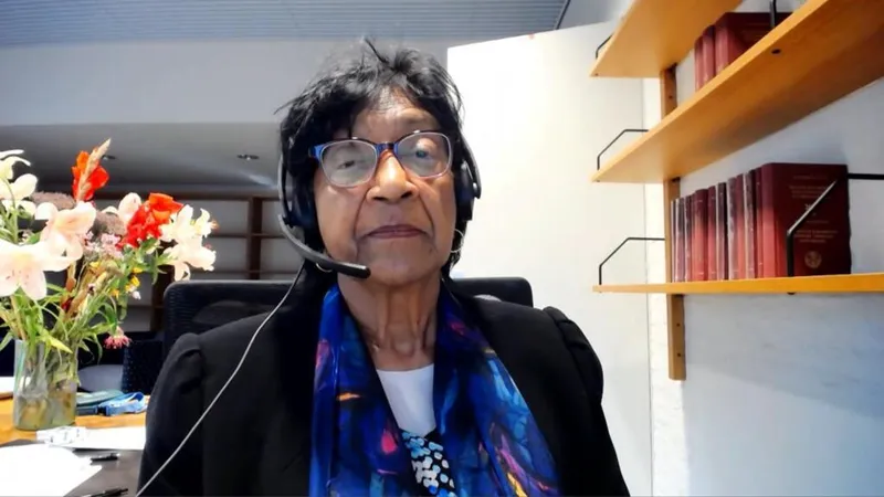 US sanctions on ICC are 'a shock' and 'unacceptable,' Nobel peace laureate Navi Pillay says