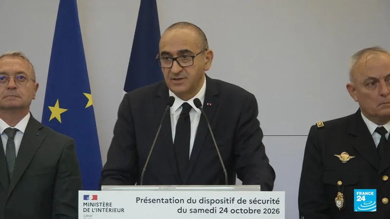French Interior Minister holds presser on security arrangements ahead of protests