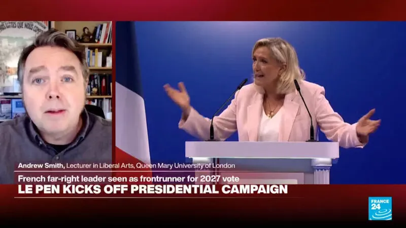 France: Le Pen seeks to leverage unrest in presidential campaign kick-off