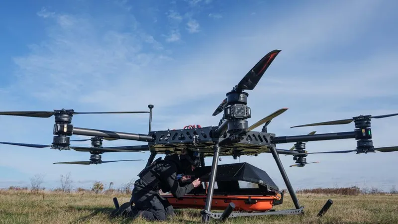 Ukraine deploys drone to airlift wounded soldier in 'world-first' operation