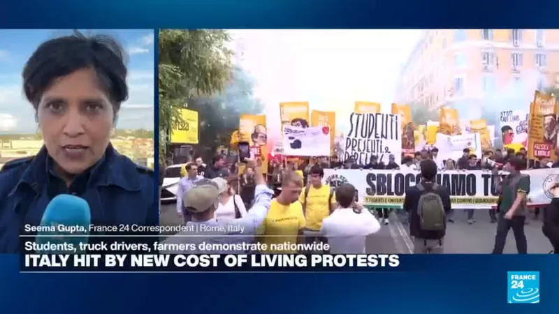 Italy hit by new cost of living protests