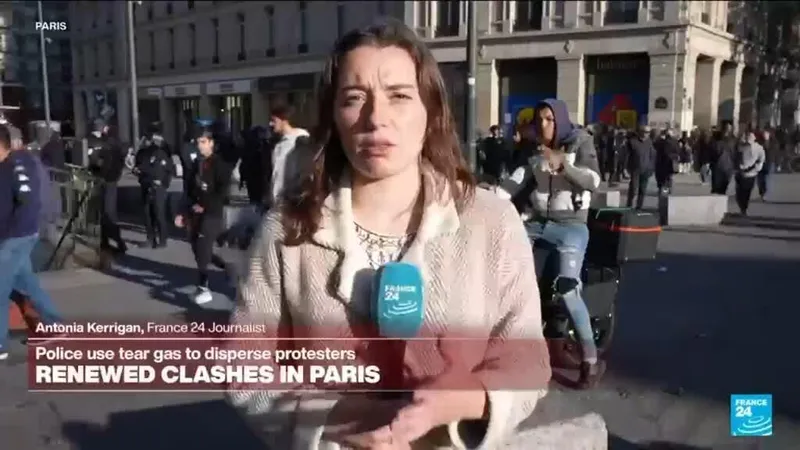 Renewed clashes in Paris: "We've seen numerous CRS charges to disperse protesters"