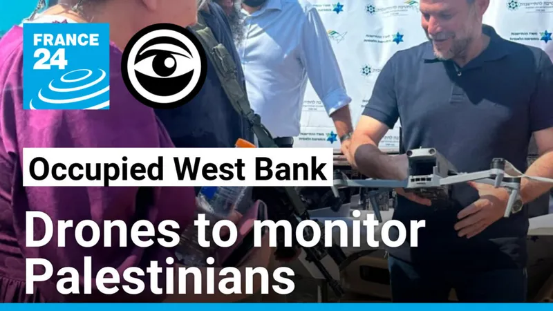West Bank: settlers using drones to monitor Palestinians