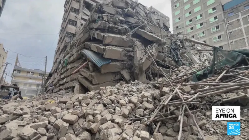 Building collapse in Nairobi search for survivors under way