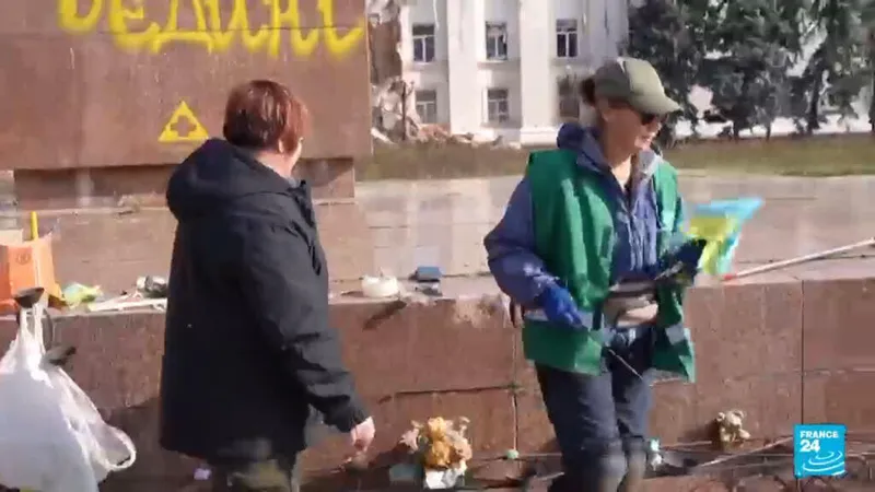 After years under fire, a rare quiet settles over Ukrainian city as truce holds