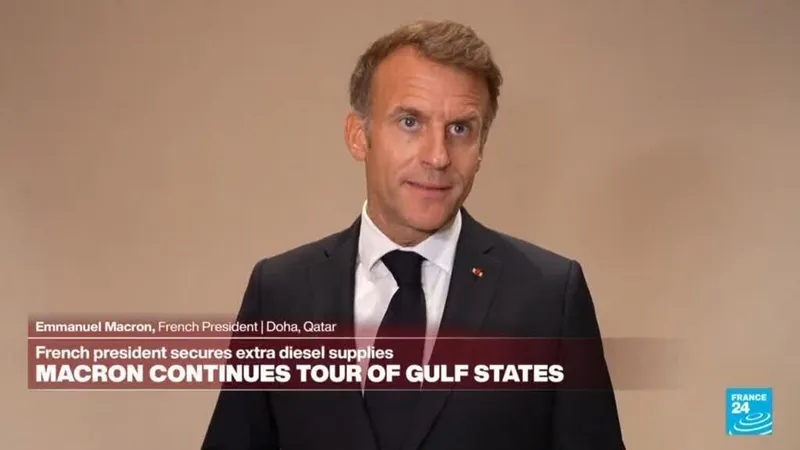 REPLAY: French president addresses fuel supplies during Gulf tour