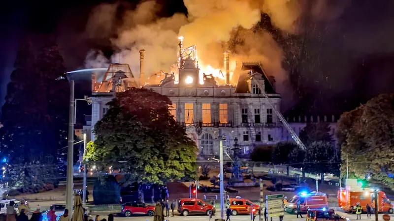 Police arrest French suspect in Limoges after town hall arson attack