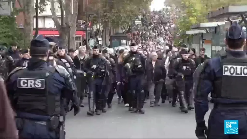 France: Some clashes erupted at end of protests