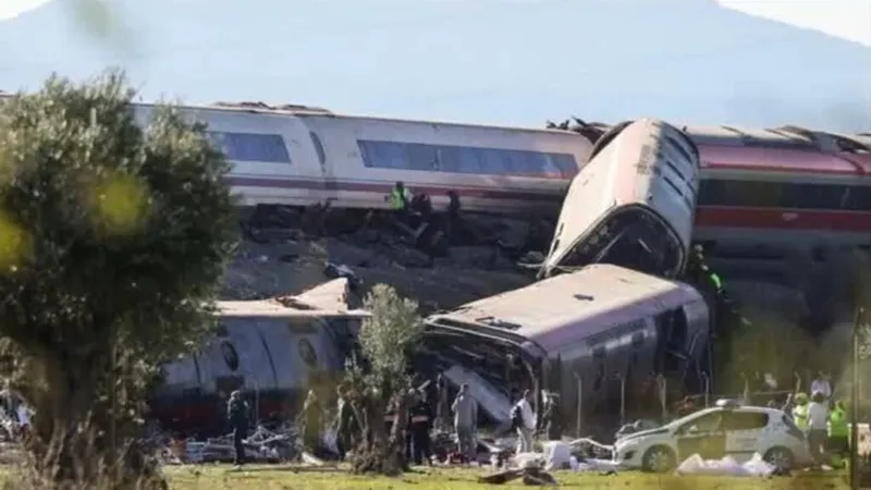 Spain: Dozens killed after one high-speed train slams into another