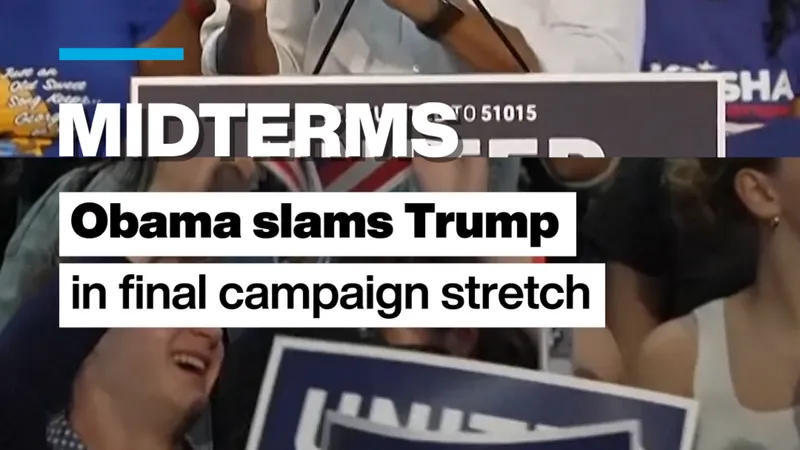 USA: Barack Obama slams Donald Trump in final midterm push