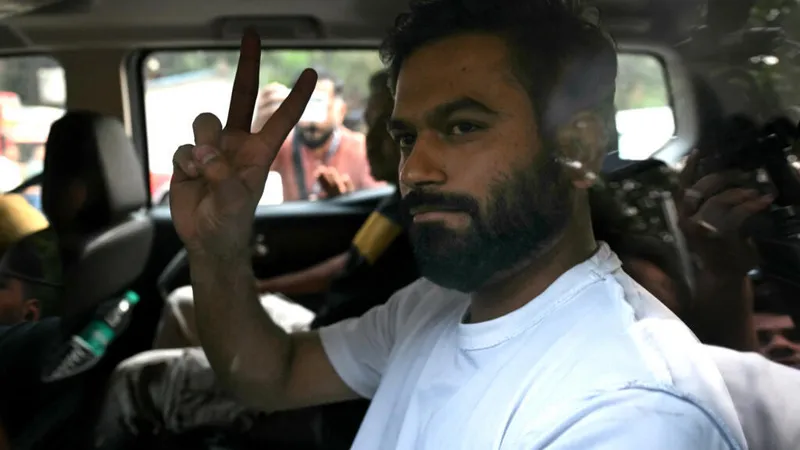 India's 'cockroach' movement founder released from police custody