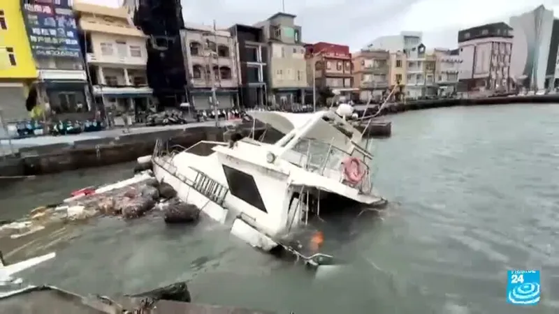 Typhoon Champi batters Taiwan
