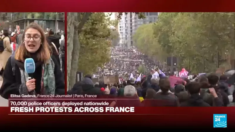 Paris: 70.000 police officers deployed nationwide