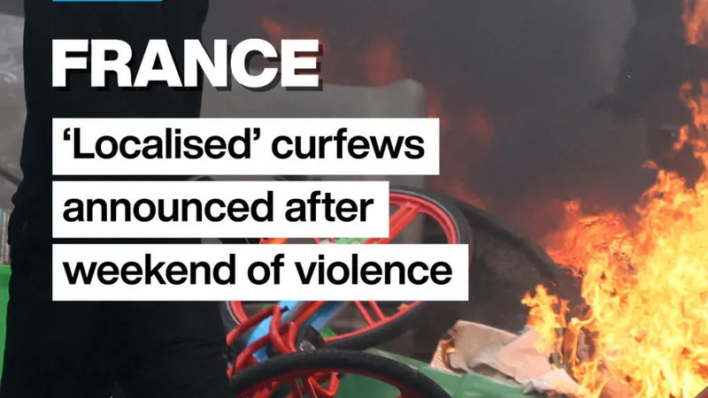 France: ‘localised’ curfews announced after weekend of violence