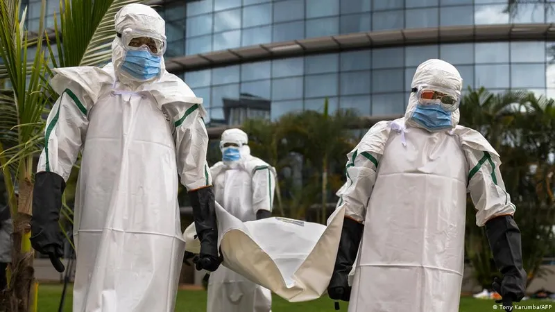 DR Congo reports over 10,000 Ebola cases as the outbreak spreads abroad, with no approved vaccine or specific treatment for the Bundibugyo virus