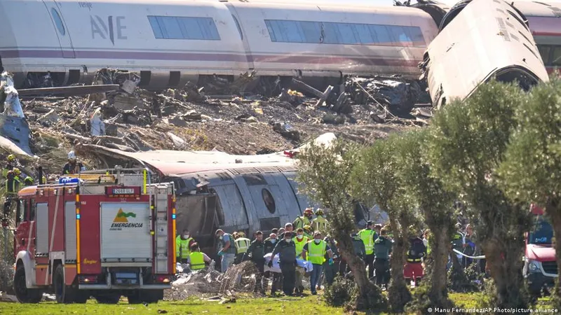 Spain train crash caused by operator 'inexplicably' telling driver to resume journey despite red signal, transport minister says