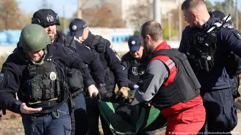 Ukraine: 14 killed in Russian drone strike on crowded Dnipro train station