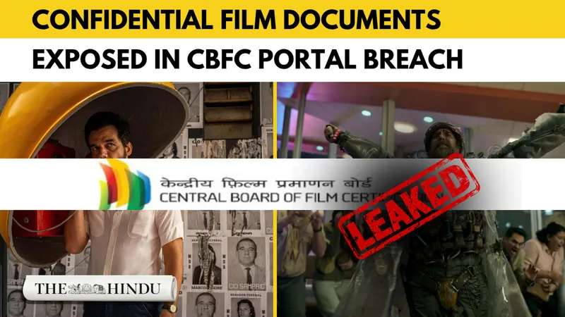 Over 500 film titles caught in CBFC data breach; confidential deals exposed - The Hindu