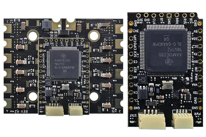 BeagleConnect QuadESC 4-channel BLDC motor controller uses TI’s AM13E23019-based Torque module