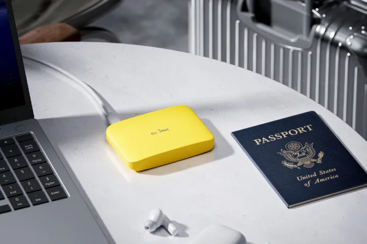GL.iNet Mango 2 mini travel router features AC1300 WiFi 5 and dual Gigabit Ethernet