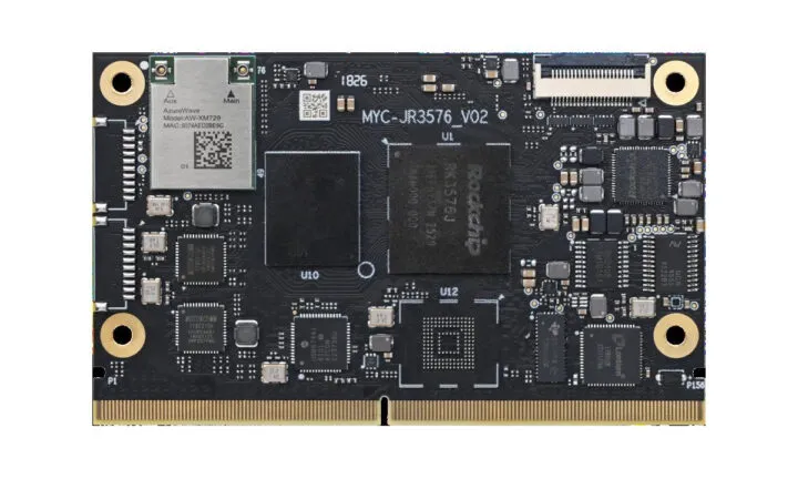 Rockchip RK3576-powered SMARC 2.2 system-on-module and development board target Edge AI applications