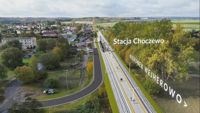 PKP PLK wybrały wykonawcę modernizacji linii Wejherowo – Choczewo