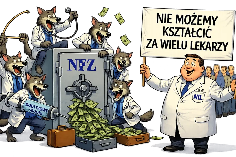 "Dożywotni zakaz pracy w systemie NFZ". Lekarze oburzeni